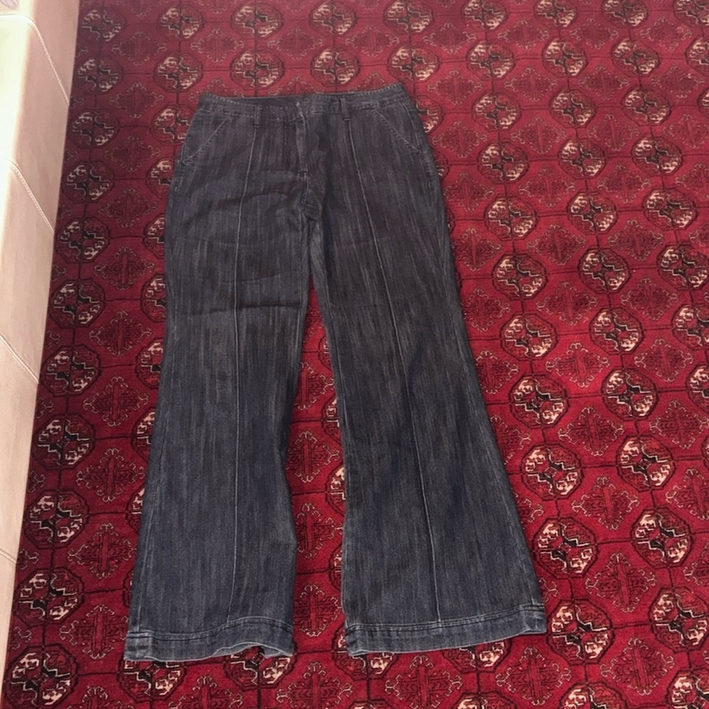INC denim wide leg pants